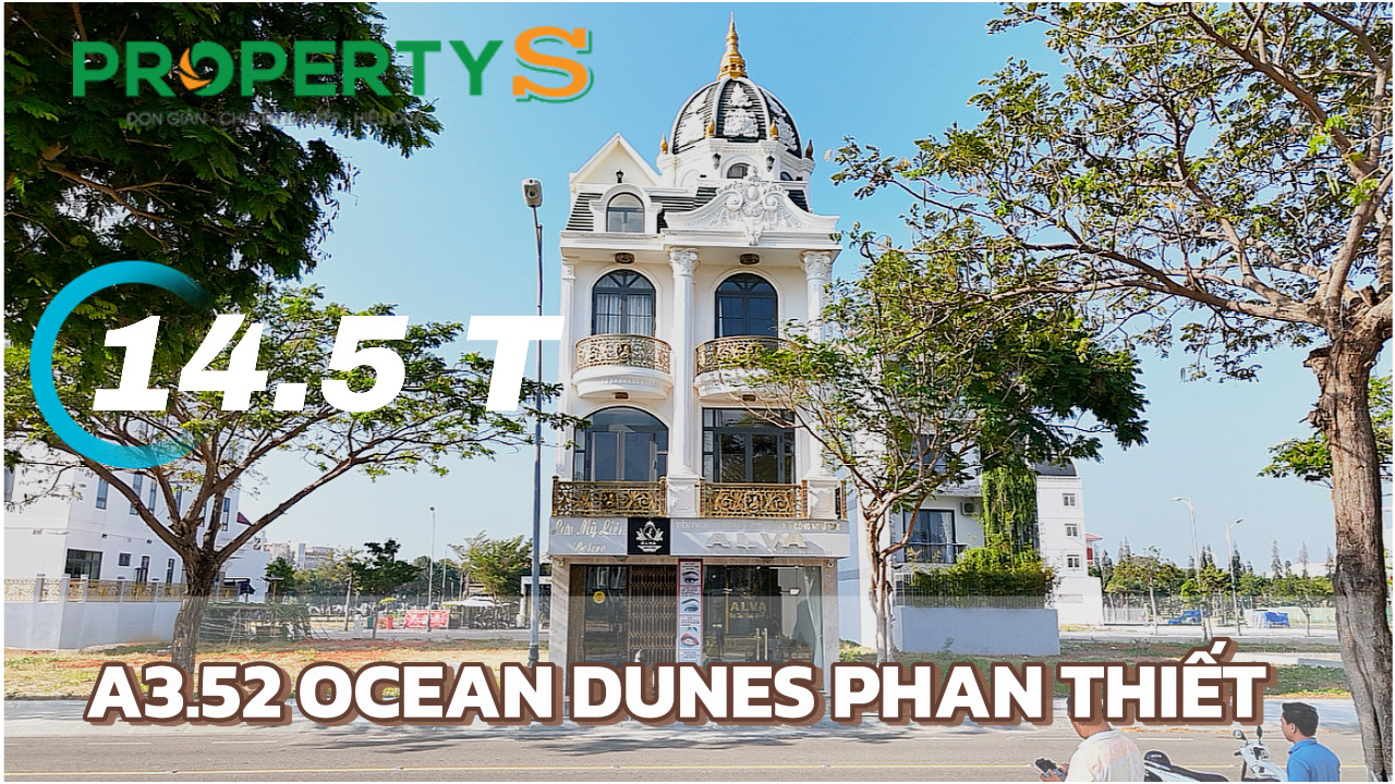 Chuyển nhượng nhà cấp 2. Lô A3.52 Ocean Dunes Phan Thiết