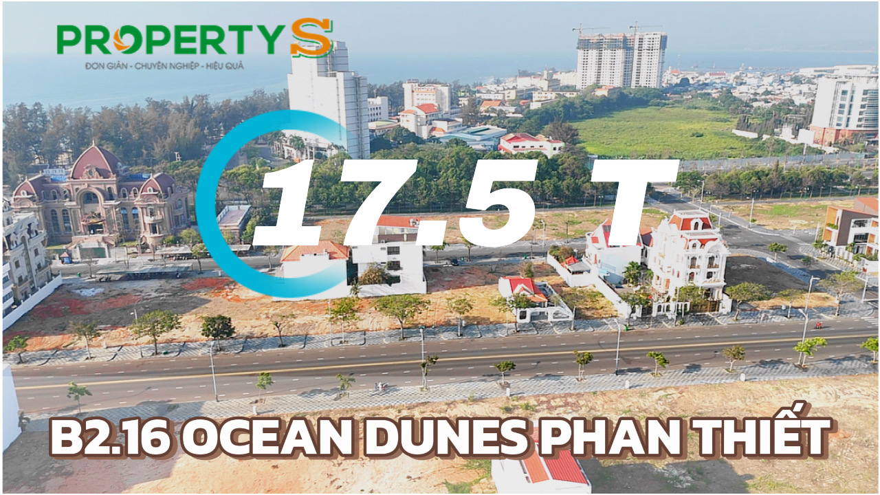 Chuyển nhượng B2.16 Ocean Dunes Phan Thiết